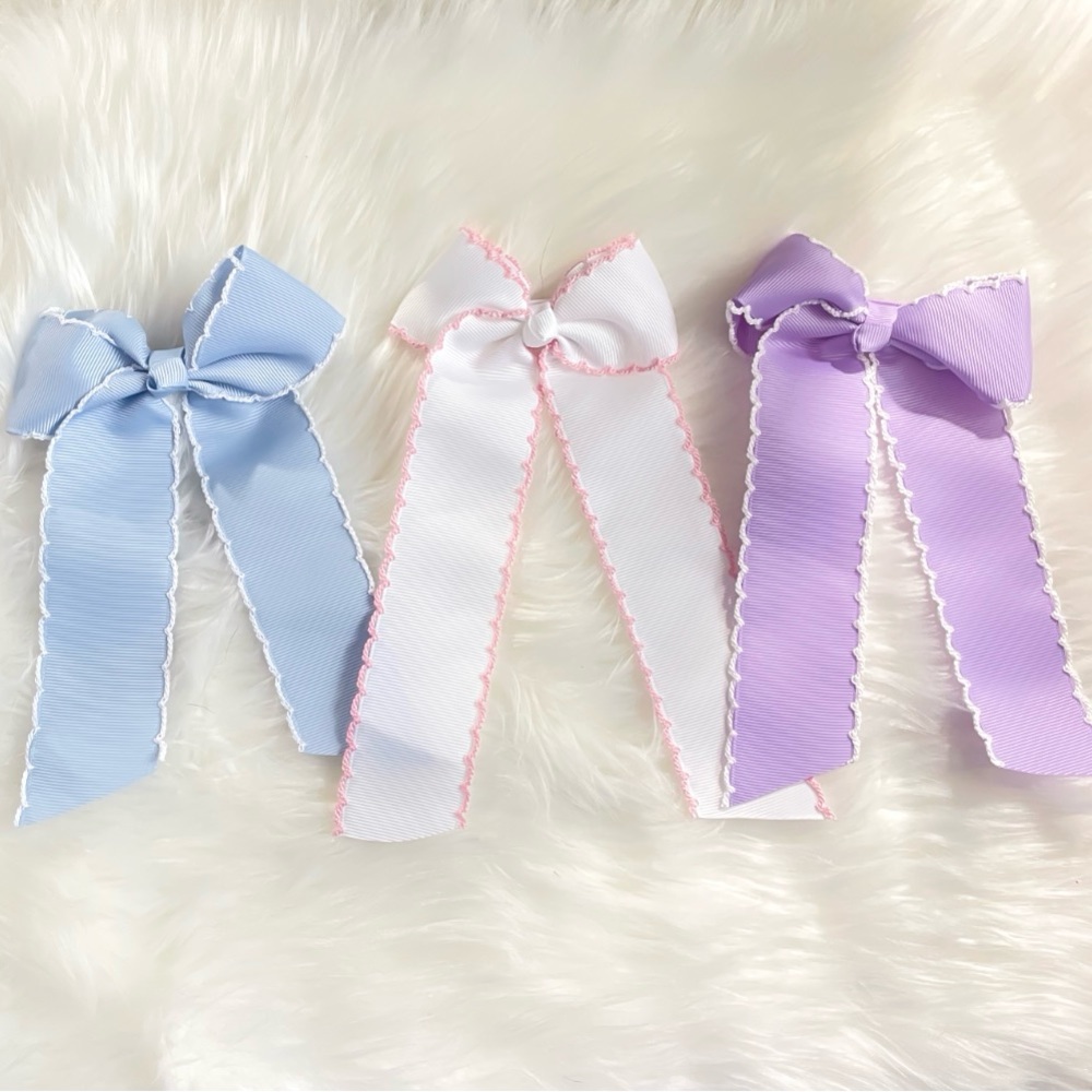 Moonstitch Hairbows with Alligator Clips - New